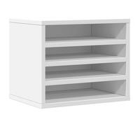 NEW Organisateur de bureau blanc 36x26x29,5 cm bois d'ingénierie,Classement & organisation_89786
