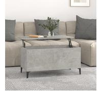 NEW Table basse bar contemporaine Gris béton 90x44,5x45 cm Bois d'ingénierie 57688