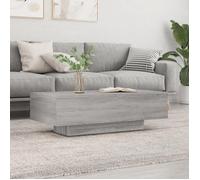 NEW Table basse bar contemporaine sonoma gris 100x49,5x31 cm bois d'ingénierie 53581