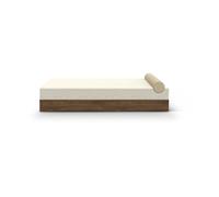 New Works Divan Mass 200x75x51 cm Karakorum ivory 001-walnut