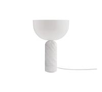 New Works Lampe de table Kizu small White marble