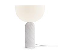 New Works Lampe de table Kizu small White marble
