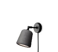 New Works Applique murale Material Dark grey concrete