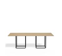New Works Table à manger rectangulaire Florence natural oak. structure noire