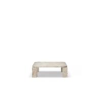 New Works Table Basse Atlas 820x820 Travertin Non Rempli