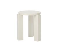 New Works Atlas tabouret rond Crème. Ø36x44 cm
