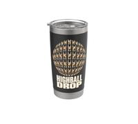 New Year Eve NYE Ball Drop Whisky Party Booze Celebration Gobelet isotherme en acier inoxydable double paroi