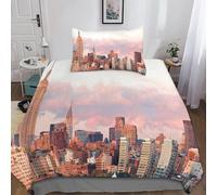 New York Housse De Couette ¿¿ Motif New York Impression D Parure De Lit Housses De Couettes En Microfibre Avec Taies D¡®Oreiller Parure De Couette Douce