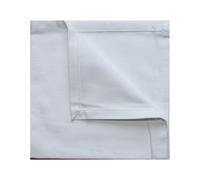 NEW YORK Serviette de table 100% coton 40x40 cm Blanc SUD ETOFFE