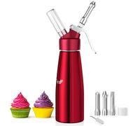 Newaner 500ml Siphon Chantilly, Syphon à crème en Aluminium pour Desserts