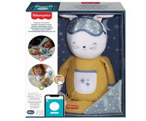 Newborn Fisher-Price - Lapinou Compagnon Dodo - Veilleuse Bébé - A Partir De 18 Mois