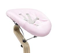 Newborn Set Stokke Nomi, Noir/Gris Rose - Comprend un harnais de sécurité à 5 points et une housse textile réversible lavable - Compatible avec toutes les chaises Stokke Nomi