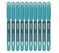 Newell Brands Lot de 10 stylos à encre gel Paper Mate InkJoy avec capuchon, pointe moyenne de 0.7mm, couleurs assorties, ensemble de coloriage pour adultes (Teal)