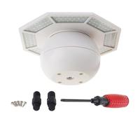 NEWFT Lampe solaire à 168 LED pour drapeau - Installation facile - Câbles de refus nécessaires pour une visibilité nocturne durable