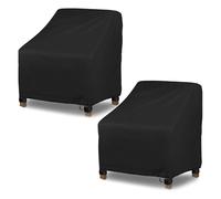 NEWFUN 2PCS Housse Chaise Exterieur, Housse de Chaise de Jardin en Tissu Oxford 420D, Imperméable et Résistante au Vent, Adaptée aux Chaises de Jardin et de Balcon, 102 * 79 * 70 CM