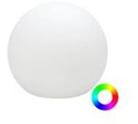 Newgarden - Boule lumineuse extérieure Buly 20 cm Solaire + flottant + RGB Blanc G