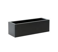Newgarden jardinière rectangulaire Noir Grande 100 x 40 cm, bac à Plantes extérieur et intérieur, Jardin et terrasse - Jara