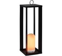 SIROCO-Lampe d'extérieur sans fils Ampoule rechargeable Métal H30cm Noir New Garden