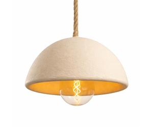 newgarden LUNA Lampe suspendue sans fil - Lampe suspendue rechargeable avec ampoule LED portable aimantée, lumière réglable avec télécommande, pour intérieur et extérieur protégé (Beige)