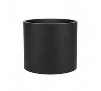 newgarden Pot de Fleurs Rond Haut Noir XXL 80 x 80 cm, Grand Pot extérieur pour Arbres, Jardin et Piscine - Hortensia 80