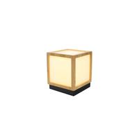 newgarden - VEGA Lampe de table carrée avec lumière LED chaude décorative avec chargement solaire ou batterie rechargeable pour l'intérieur ou l'extérieur. Conçue en Espagne efficacité énerg