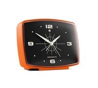 NEWGATE® Brooklyn Réveil | Design rétro rectangulaire | Orange Citrouille | Idéal pour la Table de Chevet, l’étagère et la cheminée | Accessoire rétro de Chambre et de Bureau du Milieu du siècle