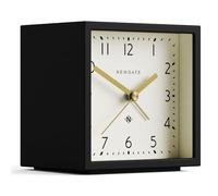 NEWGATE® Equinox Réveil | Alarme Moderne en Forme de Cube à Design | Noir | Idéal pour la Table de Chevet, Le Bureau, l’étagère et la cheminée | Accessoire de Chambre et de Bureau du Milieu du siècle