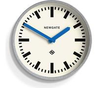 Newgate Luggage - horloge murale - Finition galvanisée avec aiguilles bleues