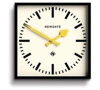Newgate Number Five - Horloge Murale - Aiguilles Jaunes
