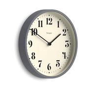 NEWGATE® Number Four Theatre Horloge Murale | Horloge Ronde Moderne | 30 cm | Marine française | Nombres décoratifs | Idéal pour la Cuisine, Le Salon ou Le Bureau