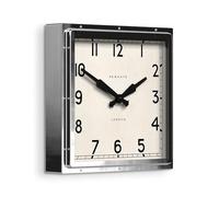 NEWGATE® Quad Horloge Murale | Conception de Grands carrés en Acier Inoxydable Poli | 40 cm | Horloge Industrielle emblématique de Style Milieu du siècle pour Cuisine, Salon ou Bureau