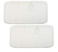 Newgen Medicals Housses pour coussin de nuque 40 x 80 cm – 2 ultra-douces, fibres d'aloe vera
