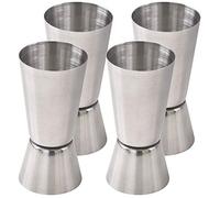 Newk Cocktail Jigger, 15 & 30 ML Bar en acier inoxydable Jigger (Ensemble de 4)