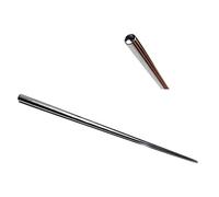 NewkeepsR 2.5mm Broche d'insertion conique en acier 316L pour kit d'étirement, outil d'assistant de perçage corporel