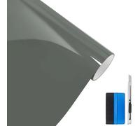 NewL Rouleau de film vinyle noir piano ultra brillant de qualité supérieure avec canaux d'évacuation d'air pour toit de voiture, aile, pilier de moto (gris Nardo, 50 cm x 150 cm)
