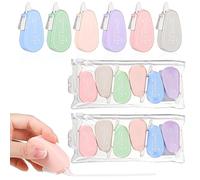 Newofview Lot de 12 rouleaux correcteurs souris 5 m x 5 mm, mini ruban correcteur, souris Tipex Roll pour étudiants, enfants, fournitures scolaires Kawaii esthétiques