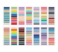 Newplenty 2800 Pièces Marque Page Adhesif, 14 Styles Autocollantes D'index Inscriptible Sticky Tabs pour Marqueur de Page D'école de Bureau Marqueur Adhésif