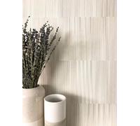 Newroom Papier Peint Intissé Beige Motif Rayures Salon Moderne | reflets nacrés mat chatoyants, aspect fil textile, style scandinave, décoration murale, entrée et couloir