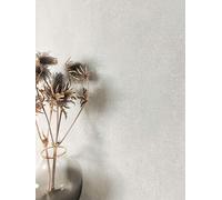 Newroom papier peint intissé gris uni aspect enduit mat salon | nuance claire et froide structure fine, style minimaliste scandinave moderne, papier peint chambre, bureau couloir entrée