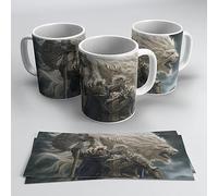 newseny Tasse Elde Ring Hoarah Loux - Cadeau pour fans d'Elde Ring Merchandising | Céramique 355 ml