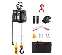 NEWTRY Palan électrique 500kg PRO, 1600W Treuil électrique 9m Levée, avec télécommande sans fil 100m et commande filaire 5m, instructions en français