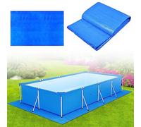 NEWUPZSI Bâche de Sol rectangulaire 5 x 3 m imperméable en polyéthylène pour Piscine Hors Sol, bâche résistante au Soleil pour Peinture, Camping