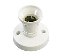 Newwyt Blanc Plafonnier Titulaire B22 Ampoule Douille Convertisseur Adaptateur Base Montage Résistance Haute Température pour Salles de Bains Plastique Cuivre