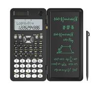 NEWYES Calculatrice Scientifique + Tablette d'Écriture, 991-MS Plus Amélioré, 349 Fonctions, Solaire, Calculatrice Portable Pliable pour Étudiants de Lycée/Université, Enseignants, Ingénieurs