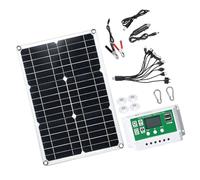 NEXAVKPR Ensemble de panneaux solaires 20 W avec contrôleur, C | Surfaces monocristallines et ports de sortie USB pour le camping en plein air