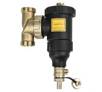 Nexbrill Filtre de protection pour chaudière DN20 DN25 DN32 Séparateur magnétique de saleté pour chauffage central, maille anti-calcaire et anti-rouille (DN32/1-1/4 mâle)