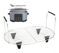 Nexbrill Grille en acier inoxydable pour cuiseur vapeur Pro 8,5 litres MC1000, insert résistant aux hautes températures pour repas familiaux