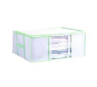 Nexren Boîte de rangement avec fermeture sous vide Sac de compression pour vêtements, literie, linge de lit, gain de place, double design (S)
