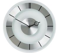 NeXtime - 2790 - Horloge murale - 31cm - argent - rétro