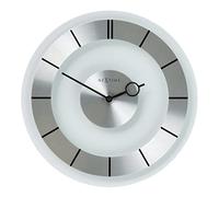 NeXtime 2790 Retro Horloge Aluminium Gris